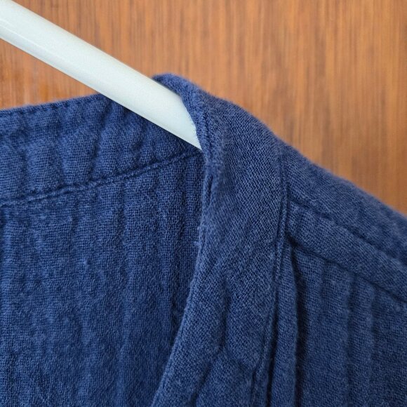 Madewell Blue Cotton Jumpsuit - Picture 5 of 9